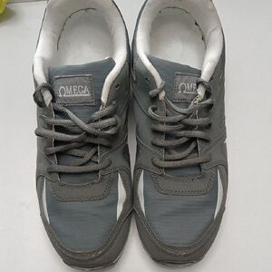 Omega Charcoal and White Sneakers